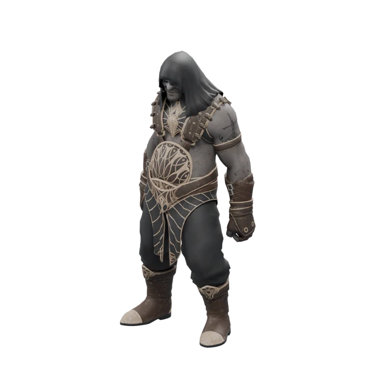 Blades Supporter source model in its idle pose