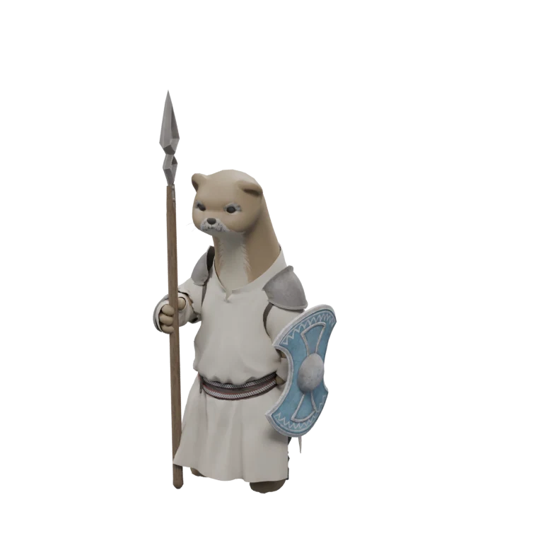 Halmo source model in its idle pose