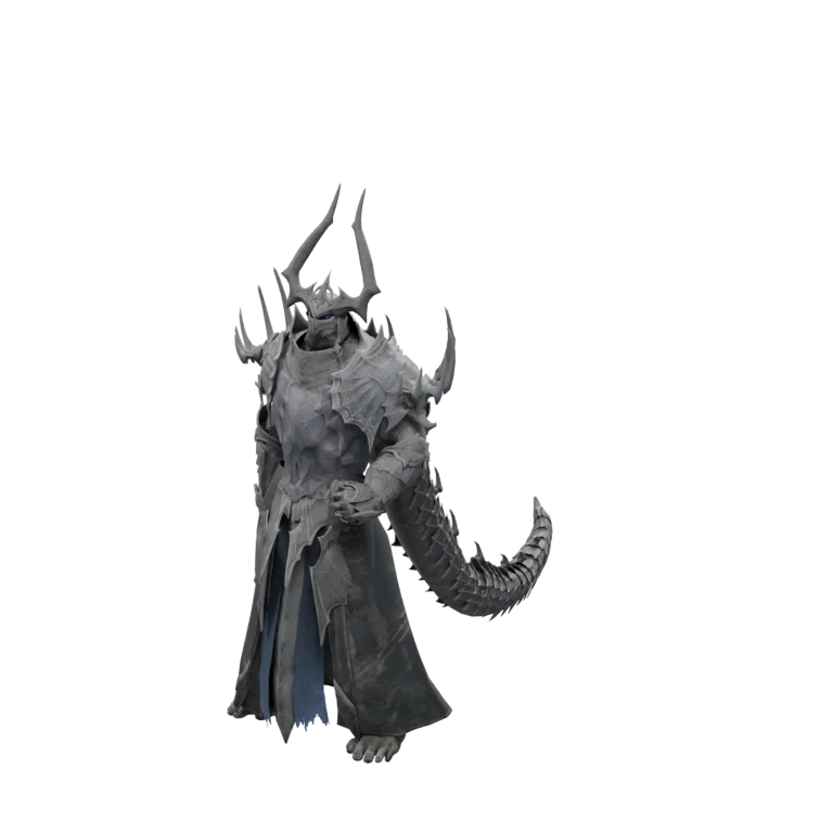 Solemn Valkan source model in its idle pose