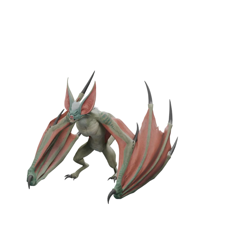 Unleashed Vivel source model in its idle pose