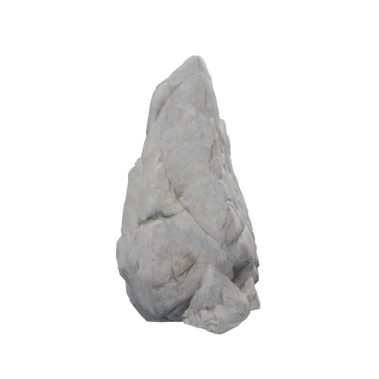 Rock source model in its idle pose