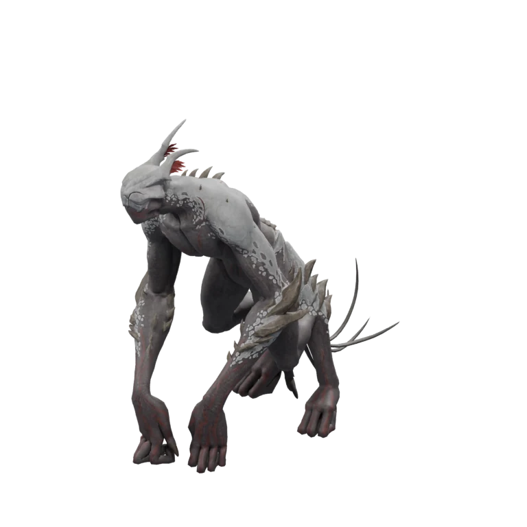 Ruinous Devourer source model in its idle pose