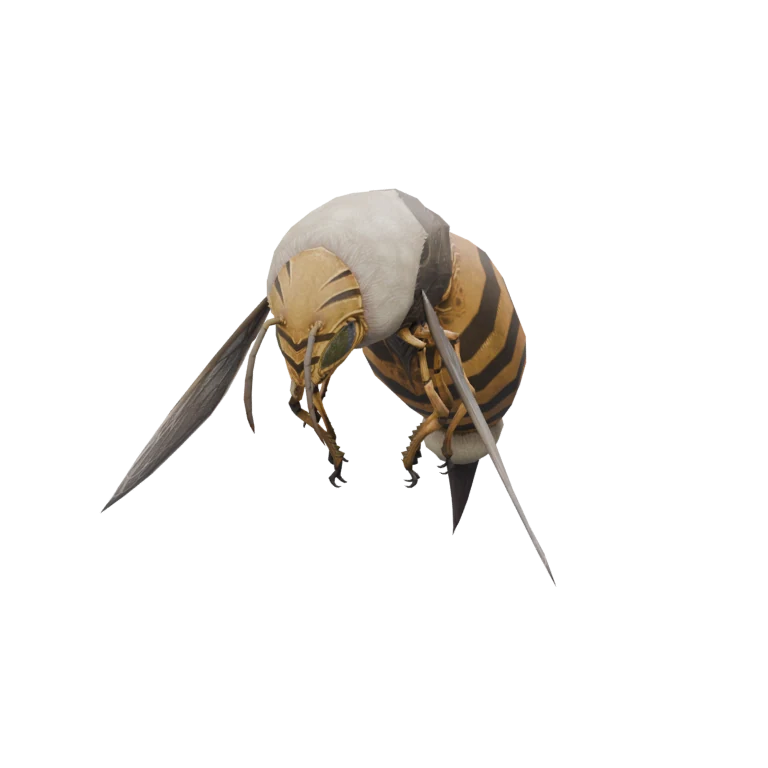 Aberrant Bee source model in its idle pose