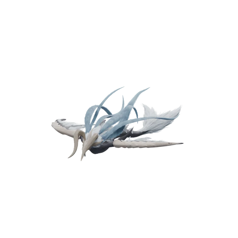 Wind Spirit source model in its idle pose