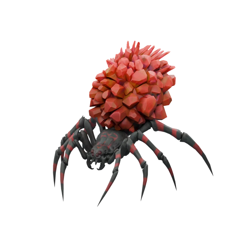 Unstable Poison Blood Spider source model in its idle pose