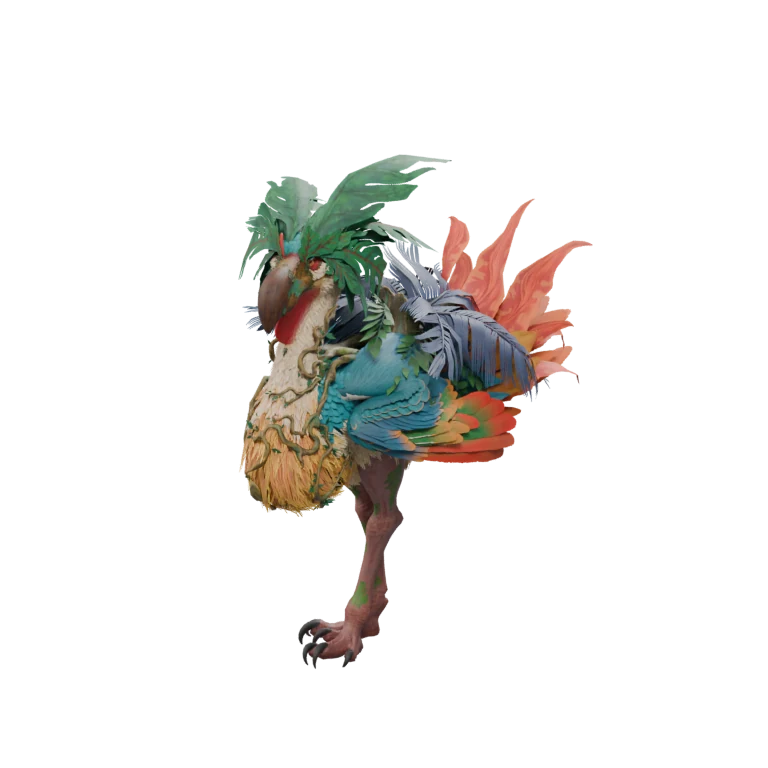 Male Crestlich source model in its idle pose
