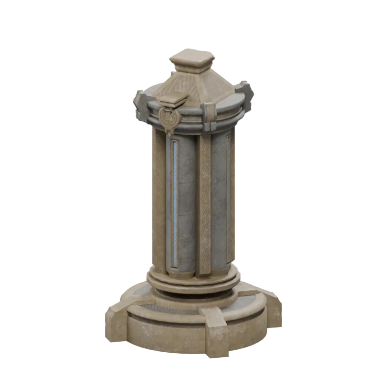 Backflowing Purifier source model in its idle pose