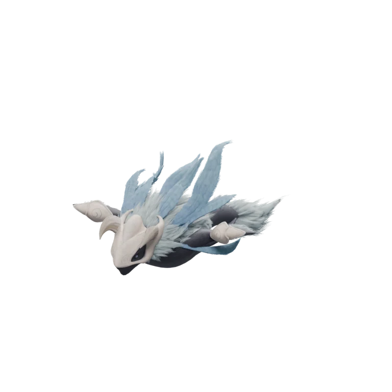 Immortal Wind Spirit source model in its idle pose