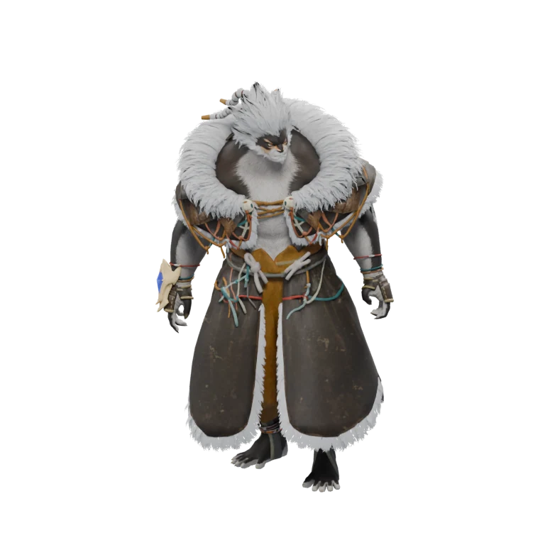 Chikata's Family source model in its idle pose