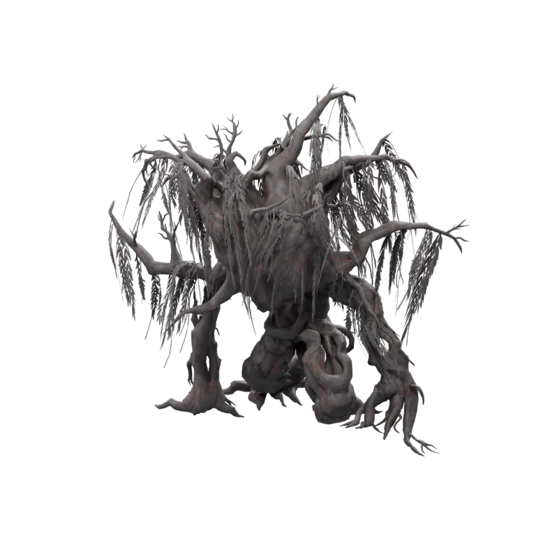 Shriveling Agrint source model in its idle pose