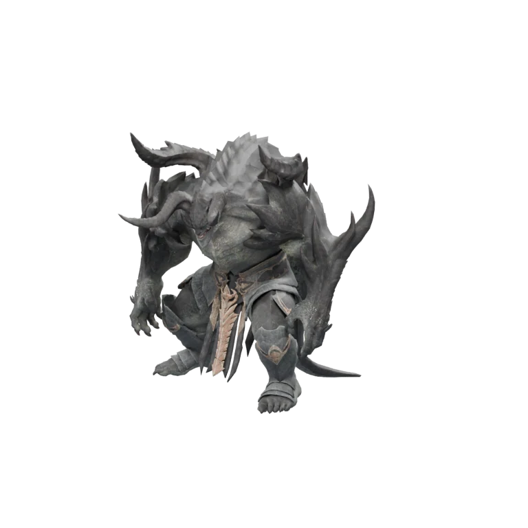 Drakan Watcher source model in its idle pose