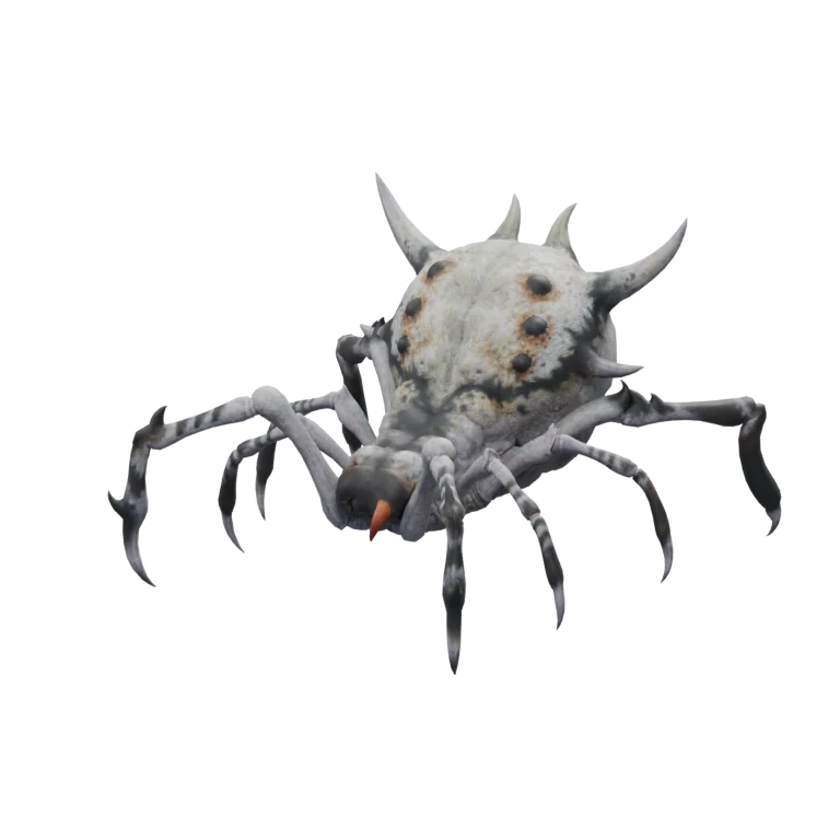 Ashen Spider source model in its idle pose
