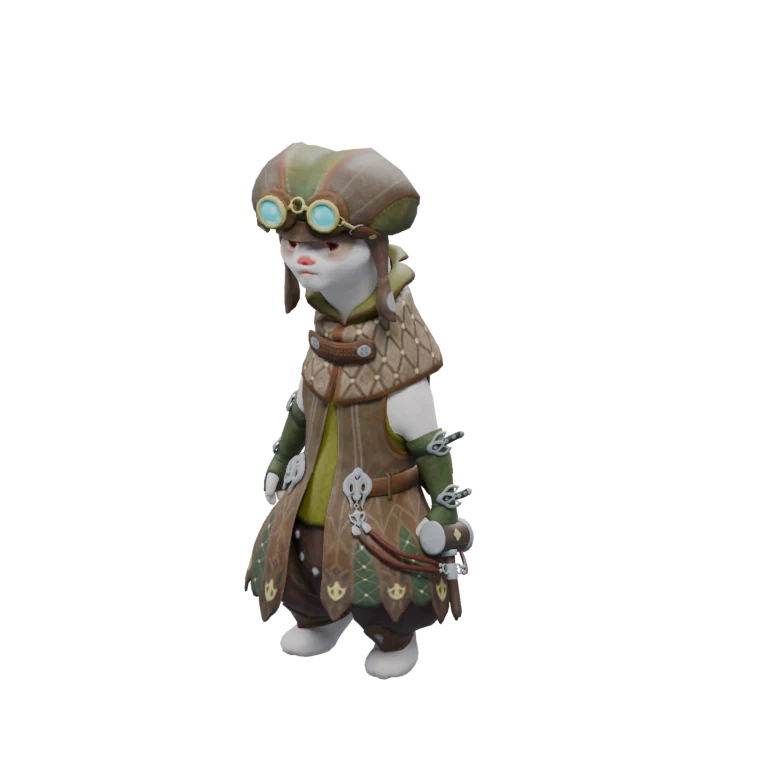 Steel Hammer Trader source model in its idle pose