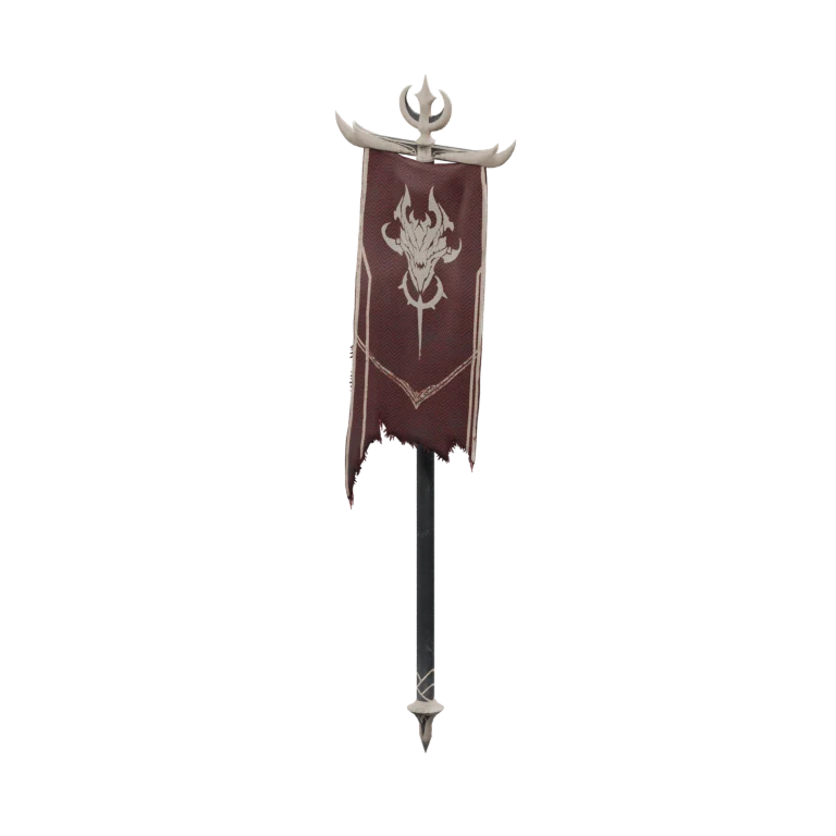Balaur Combat Flag source model in its idle pose