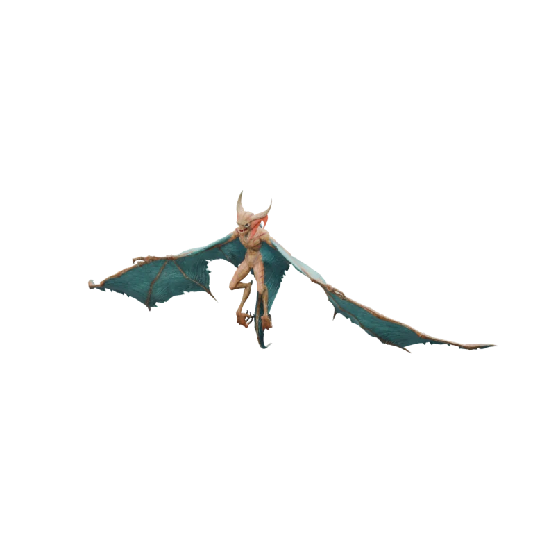 Cave Bat source model in its idle pose