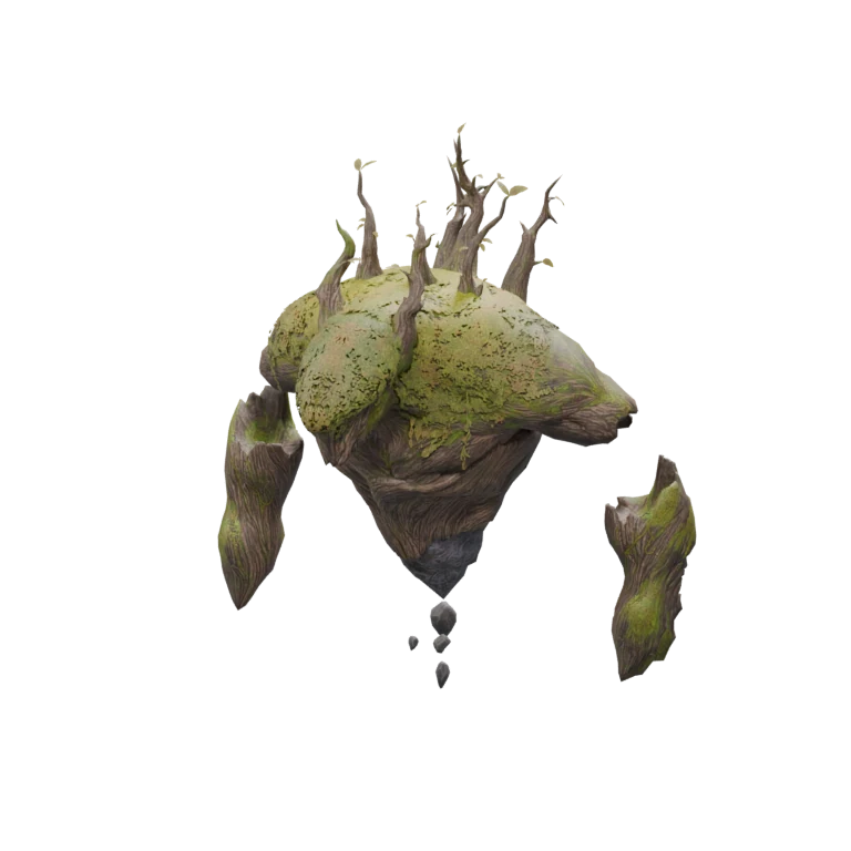 Rock Spirit source model in its idle pose