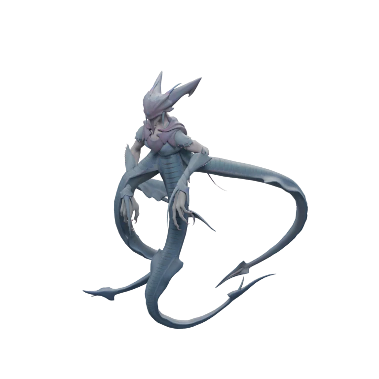 Drana Dimensional Floater source model in its idle pose