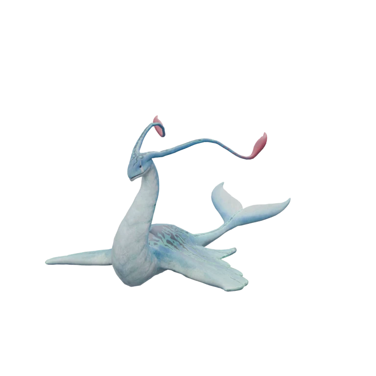Docile Crasaur source model in its idle pose