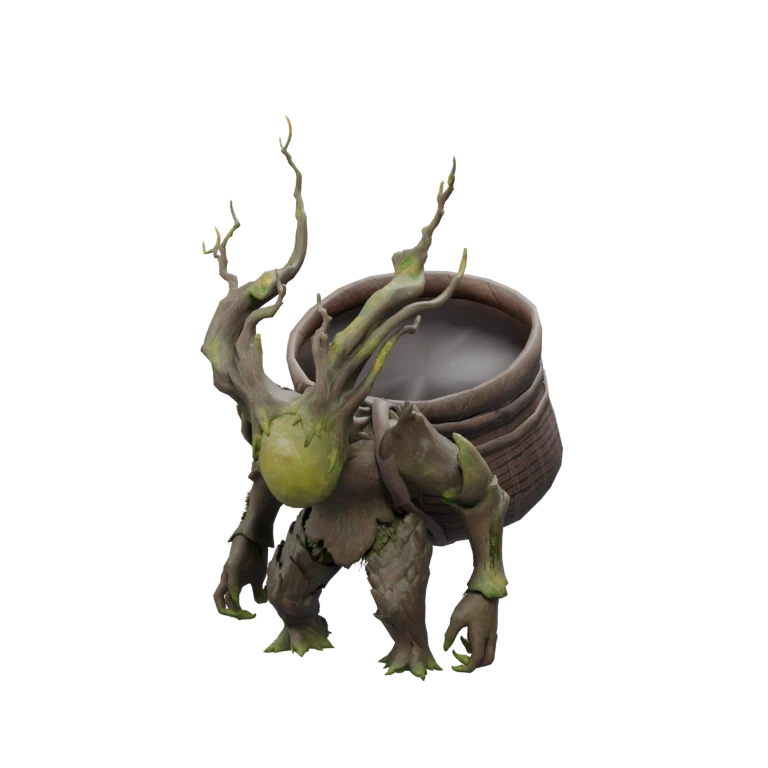 Konutin Worker source model in its idle pose