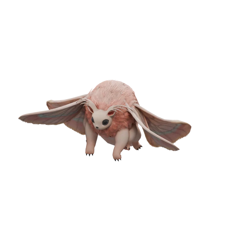 Unleashed Floofy source model in its idle pose