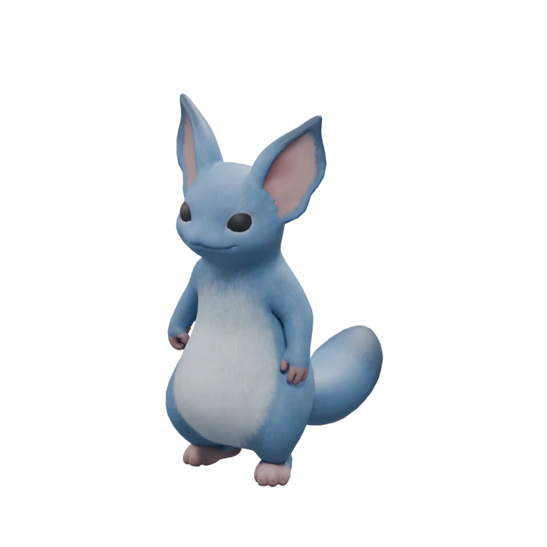 Frost Frugon source model in its idle pose
