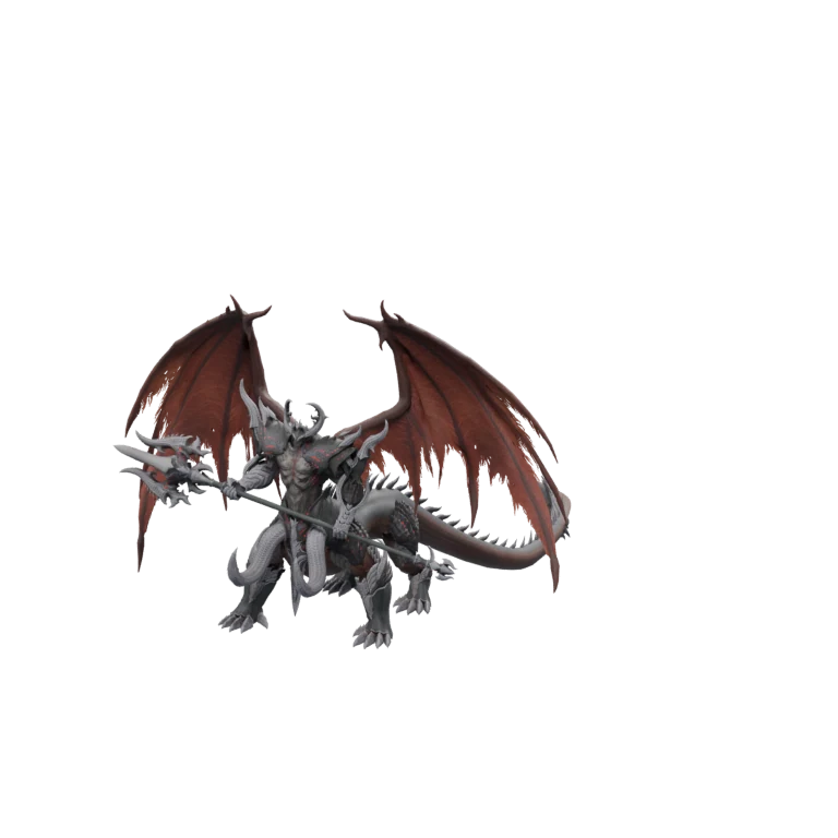 Guardian Lord Prasada source model in its idle pose