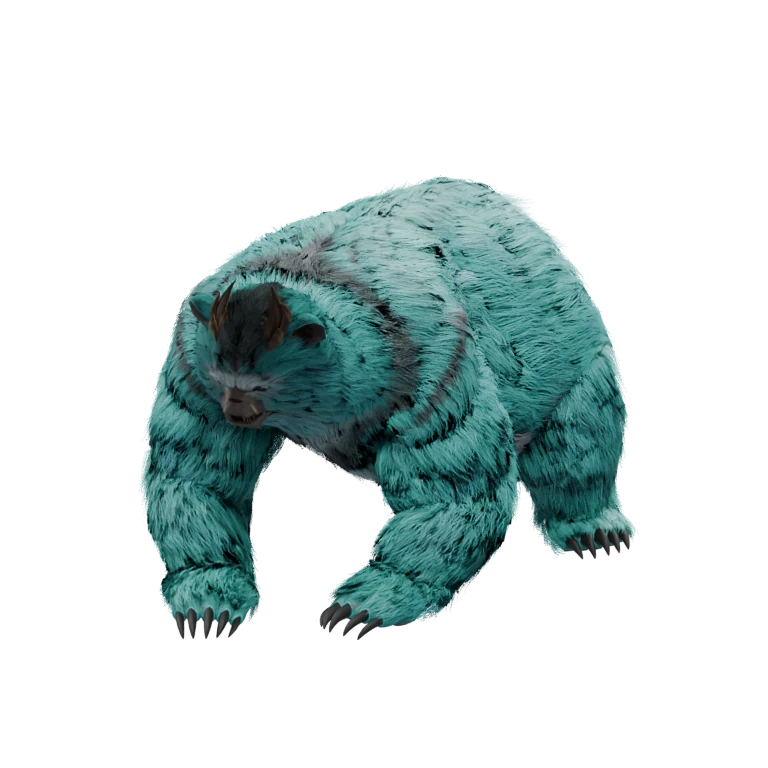 Young Ursus source model in its idle pose