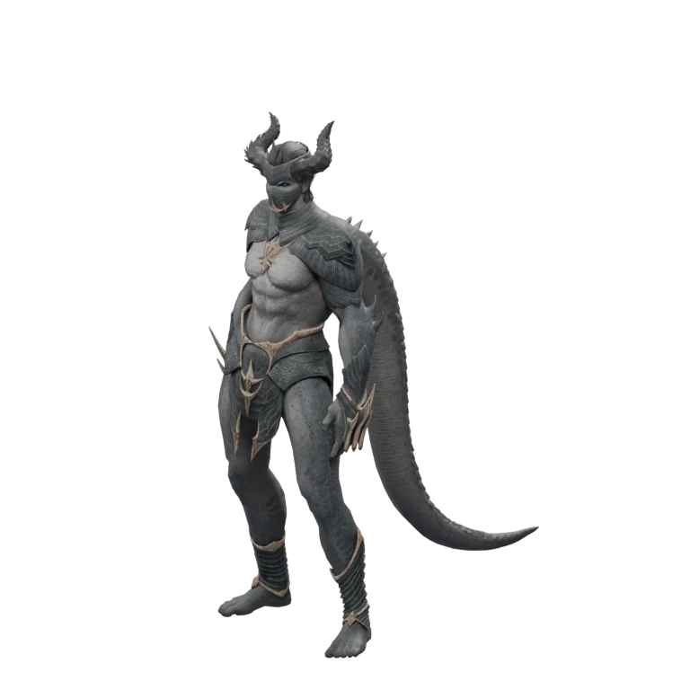 Forward Base Guard source model in its idle pose
