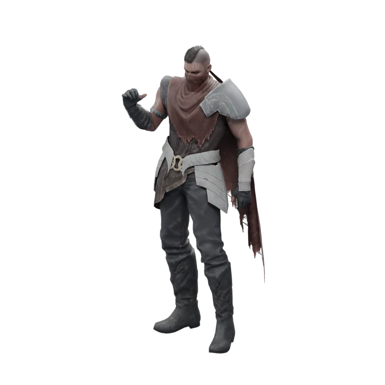 Miros Captain source model in its idle pose