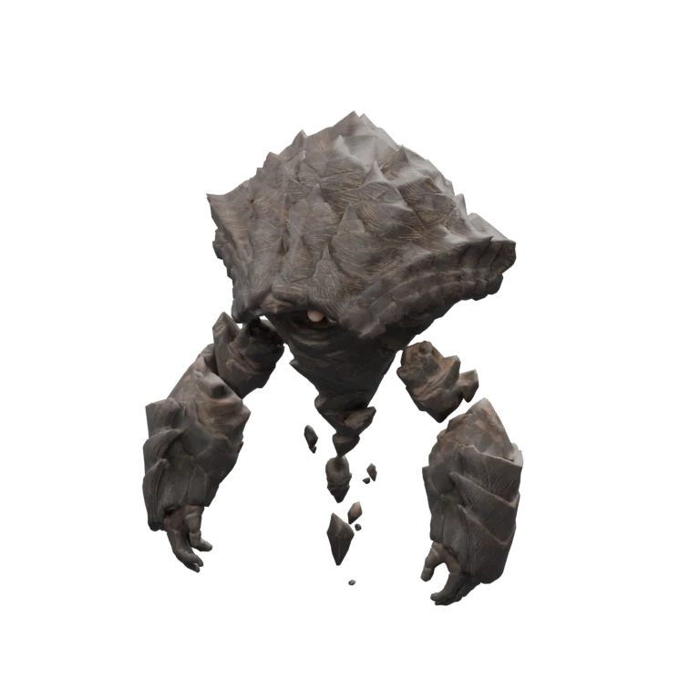 Solid Kalgolem source model in its idle pose