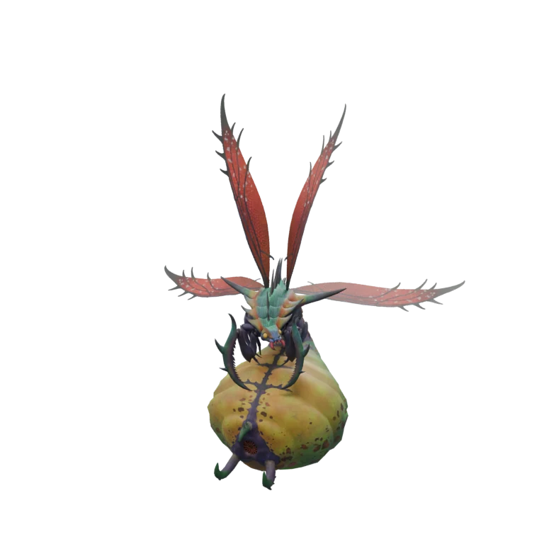 Agglomerated Verenom source model in its idle pose