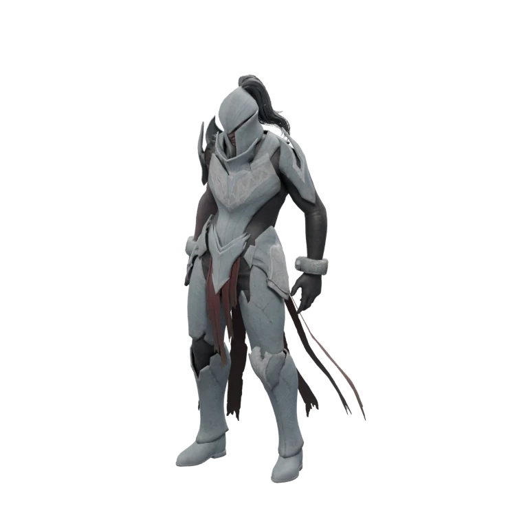 Dead Gladiator's Silhouette source model in its idle pose