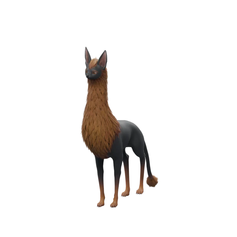 Plains Pachyron source model in its idle pose