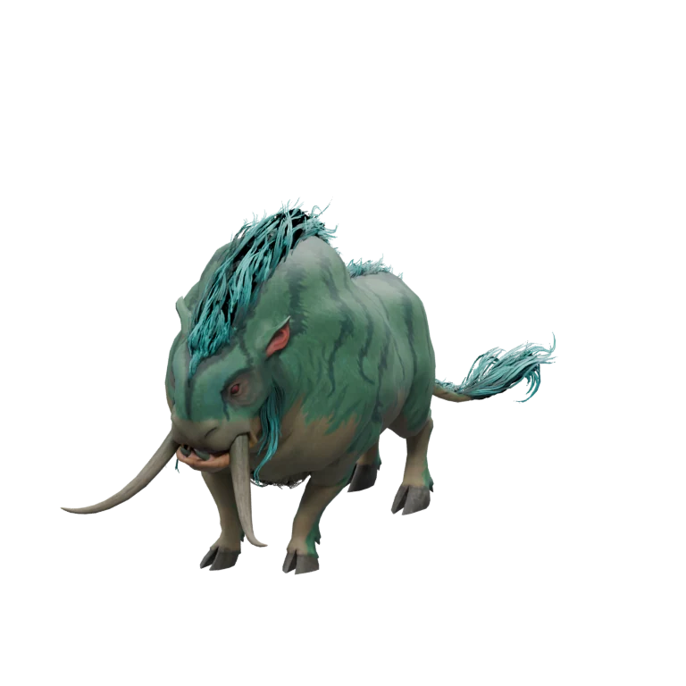 Tog source model in its idle pose