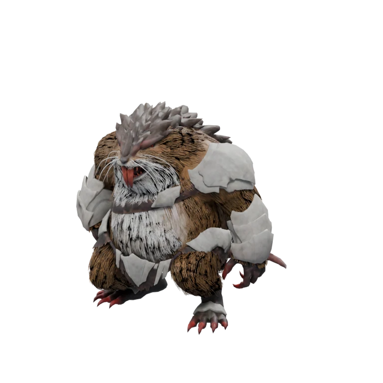 Mumu Warrior source model in its idle pose