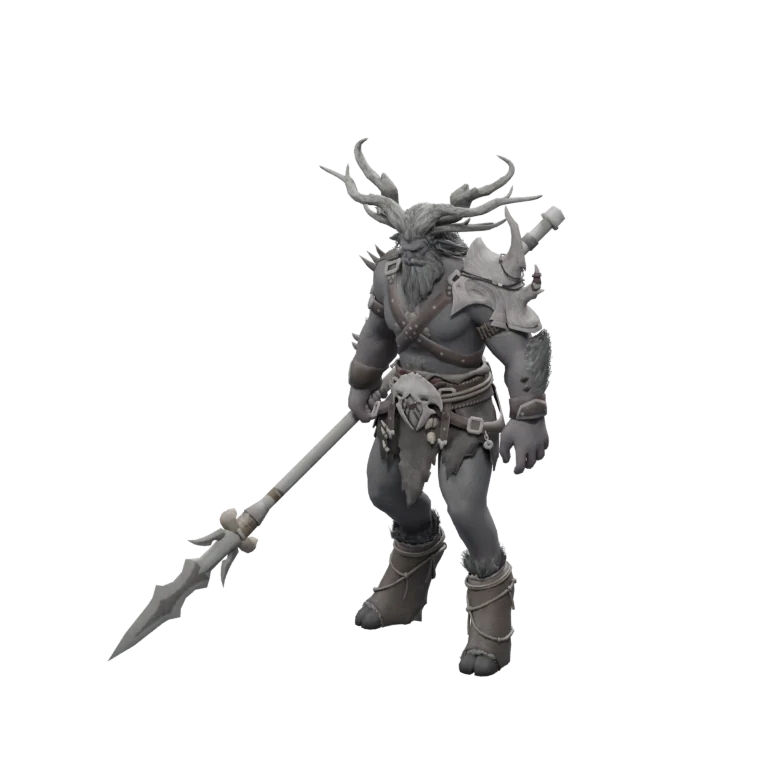 Edgewalker Pargon source model in its idle pose