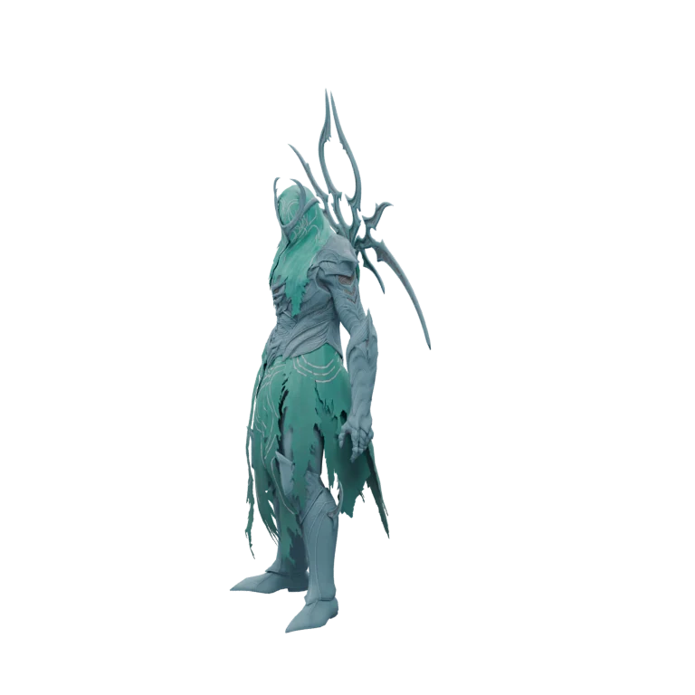Lamiphedon source model in its idle pose
