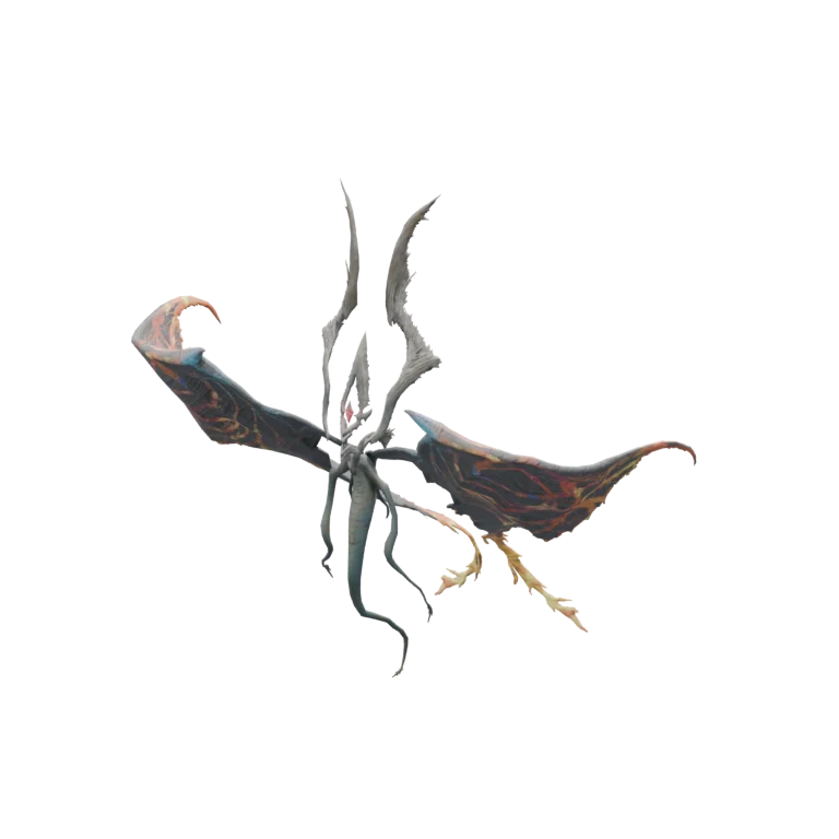 Deus Research Base Dark Spirit source model in its idle pose