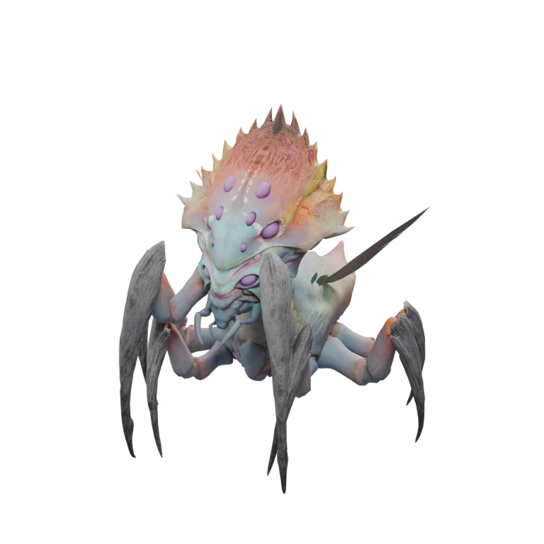 Abyss Klaw source model in its idle pose