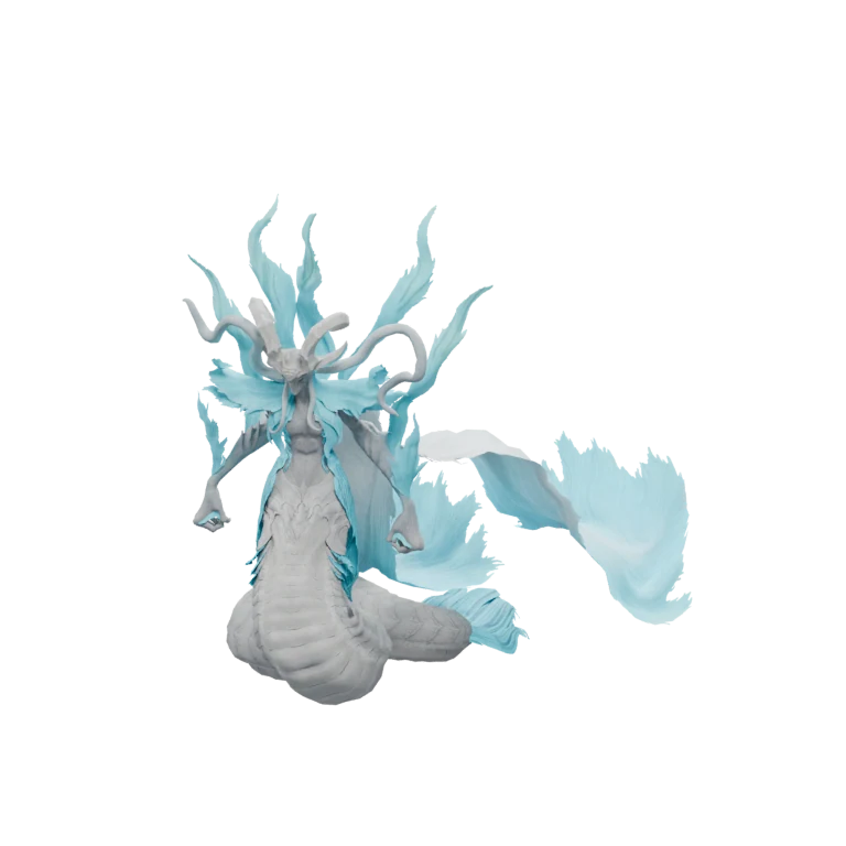 Siliator of Deceit source model in its idle pose