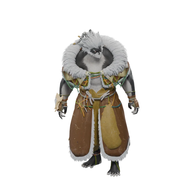 Lakiba source model in its idle pose