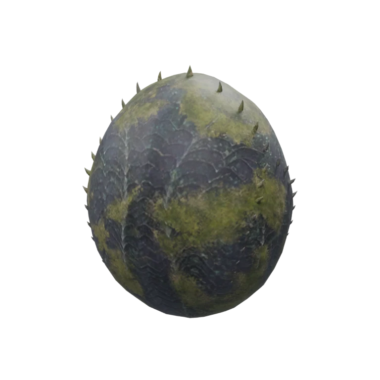 Dratona Egg source model in its idle pose