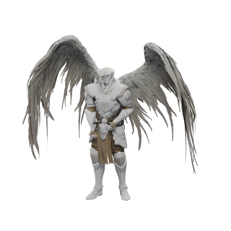 Heartbound Knights Gladiator source model in its idle pose