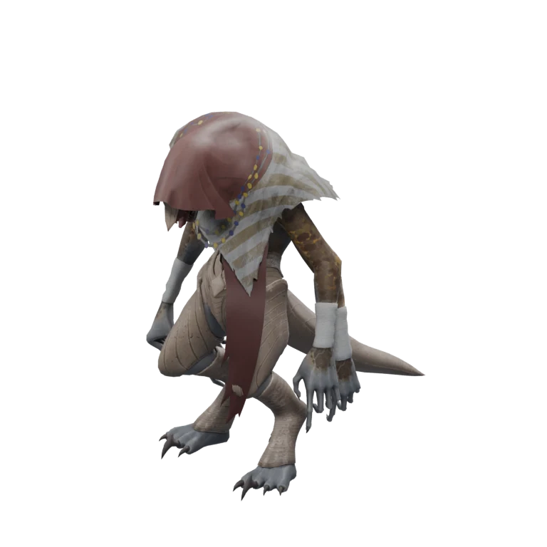 Draconute Soul Shaman source model in its idle pose