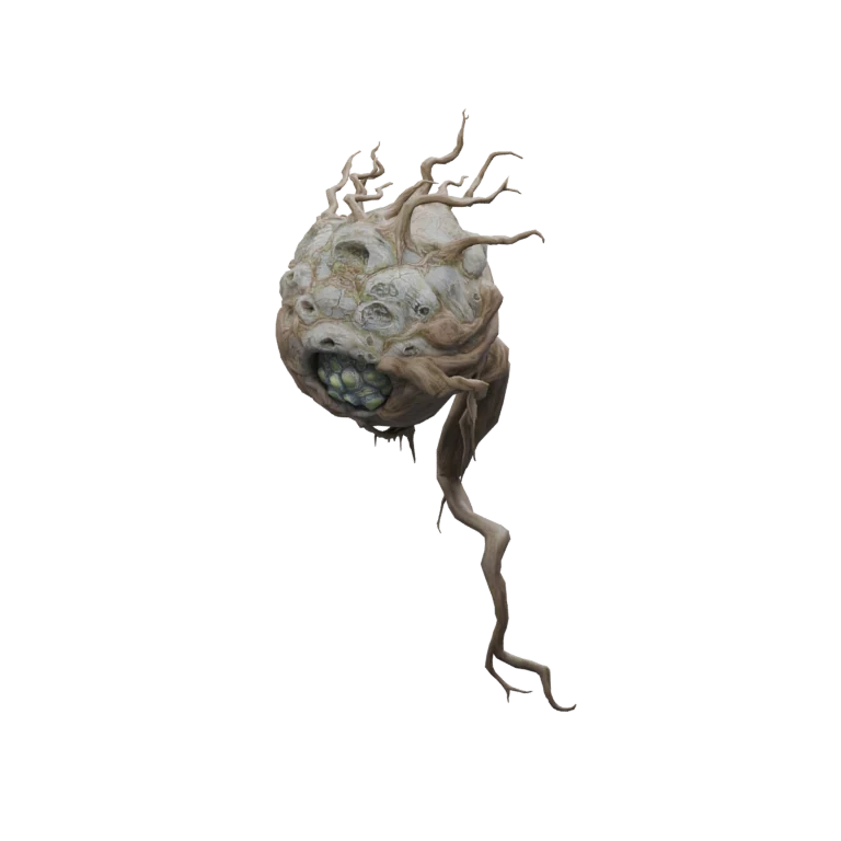 Ashen Forest Spirit source model in its idle pose
