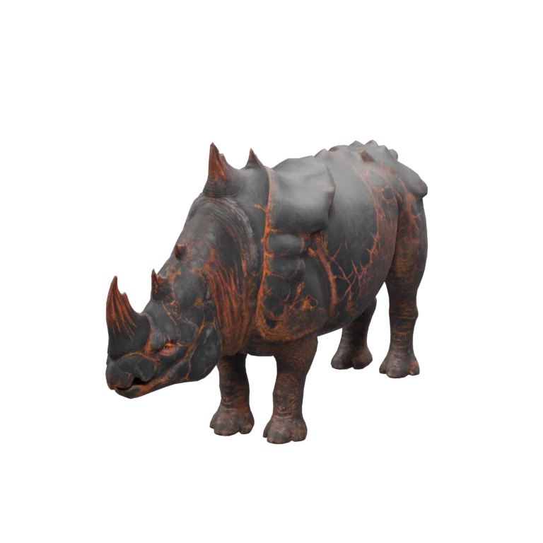 Highland Lava Pokus source model in its idle pose