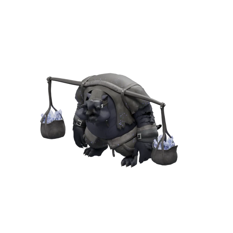 Mutated Shulak Cart Worker source model in its idle pose