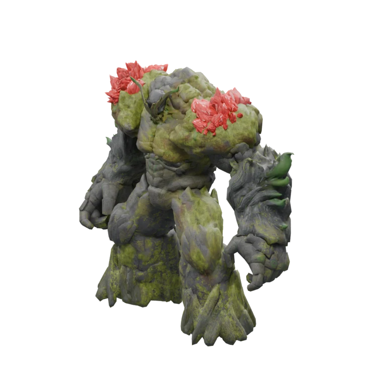 Thamon source model in its idle pose