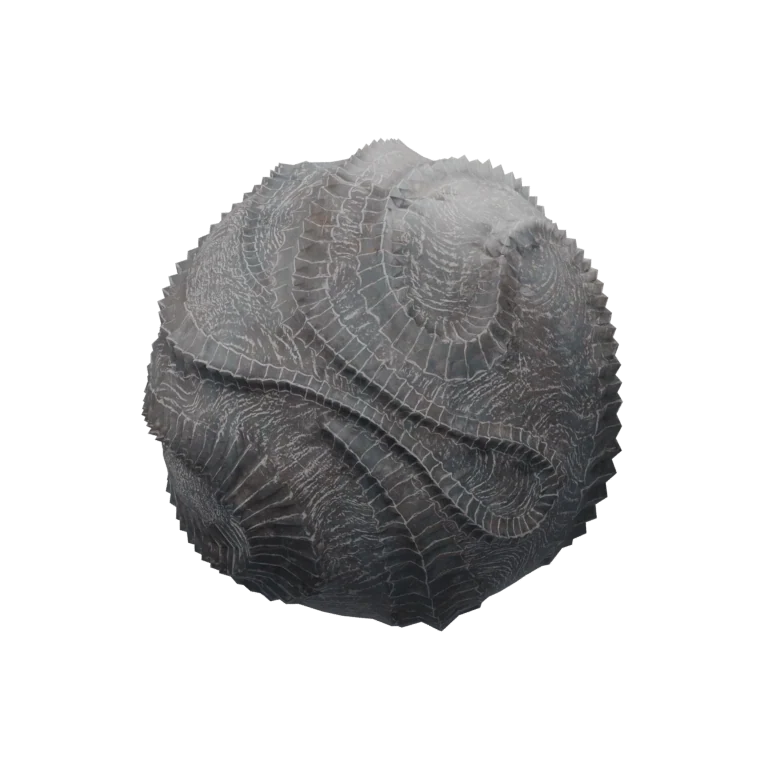 Floating Tourmaline source model in its idle pose