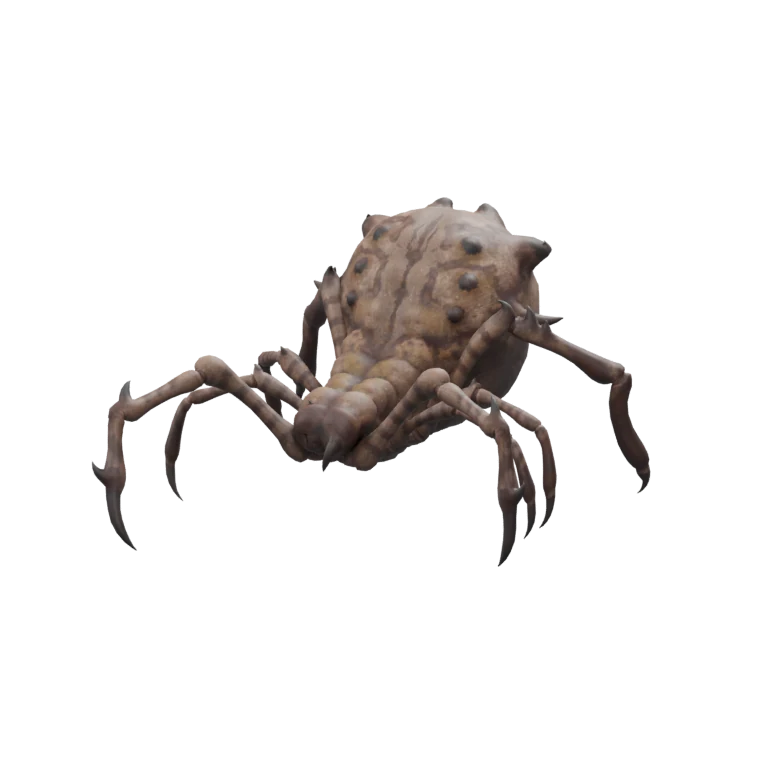 Withered Spider source model in its idle pose